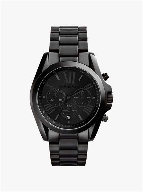 michael kors bradshaw black watch uk|Michael Kors oversized bradshaw watch.